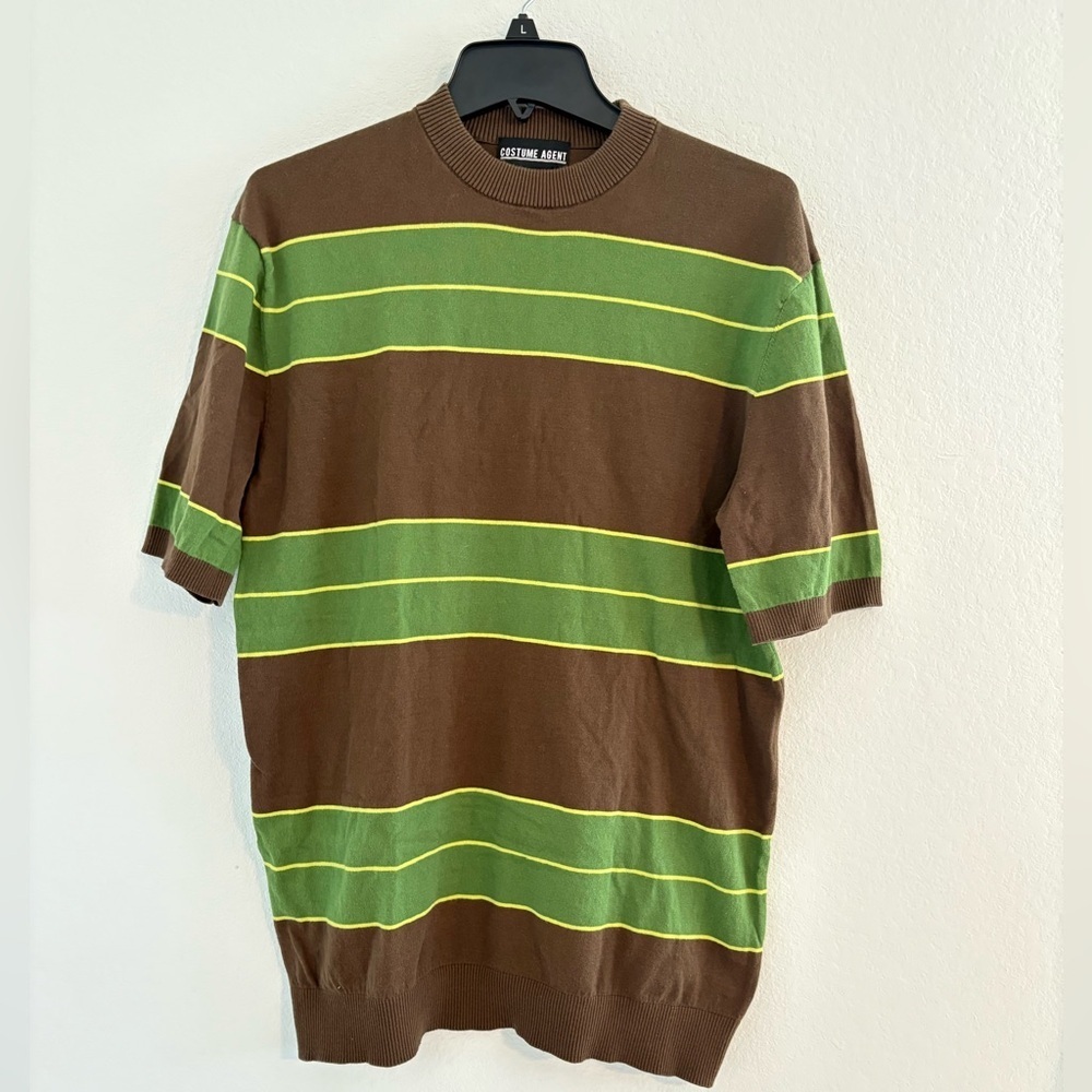 Teen Spirit Kurt Cobain Striped Shortsleeve Sweater - Picture 4 of 7